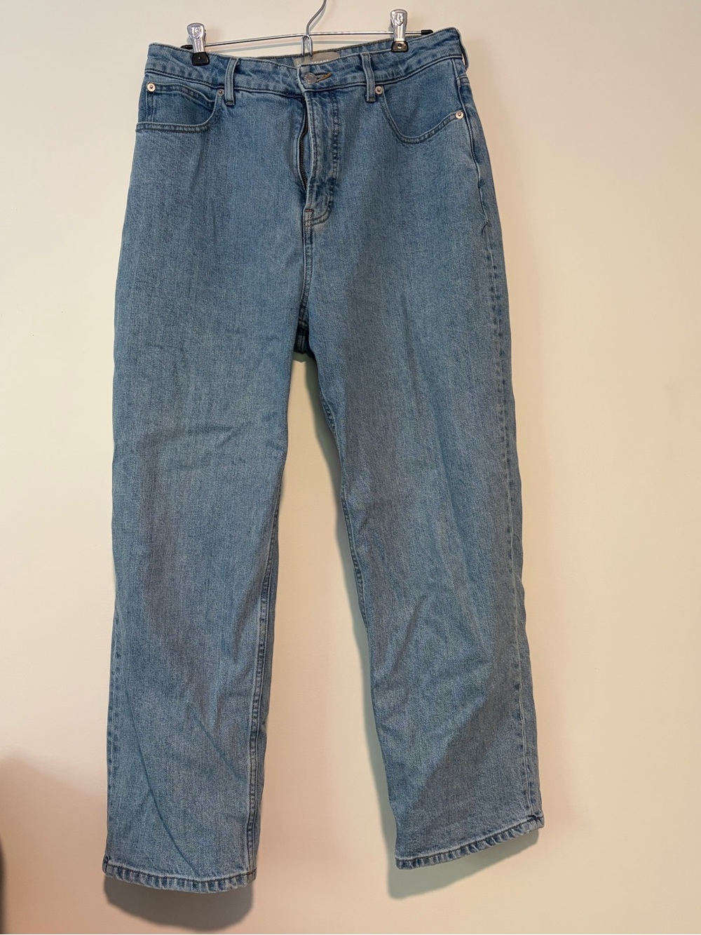 Everlane Curvy Way-High Jeans Light Wash 31R